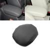 Black PU Leather with Sponge Armrest Cover For VW Golf 7 2014 2015 2016 2017 2018 Interior Center Control Armrest Box Cover Trim