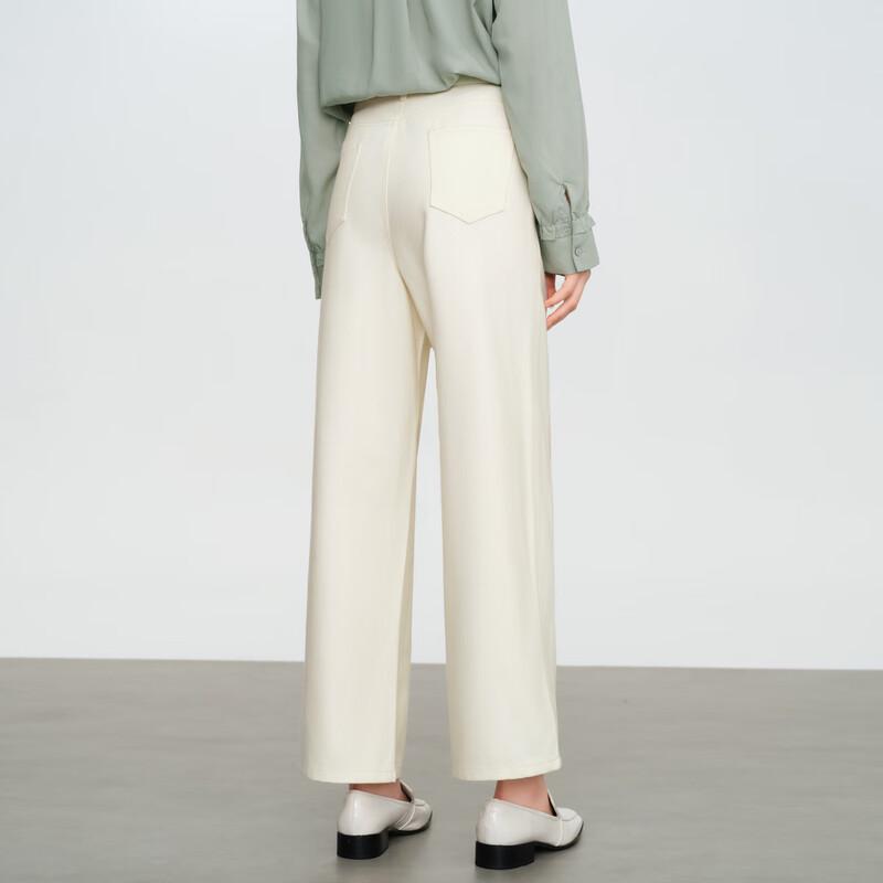 Elva' Island Women's High-Waisted Straight-Leg Trousers