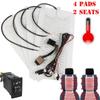 12V Heated Car Seat Cushion Cover Seat Heater 6 Level Warmer Winter Household Cushion Cardriver Heated Seat Cushion