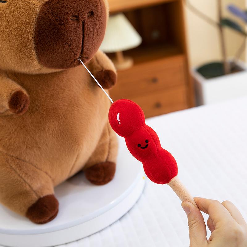 Cross-border Pumped Candied Gourd Kapibara Doll Doll Doll Girl Gift Rag Doll Throw Pillow