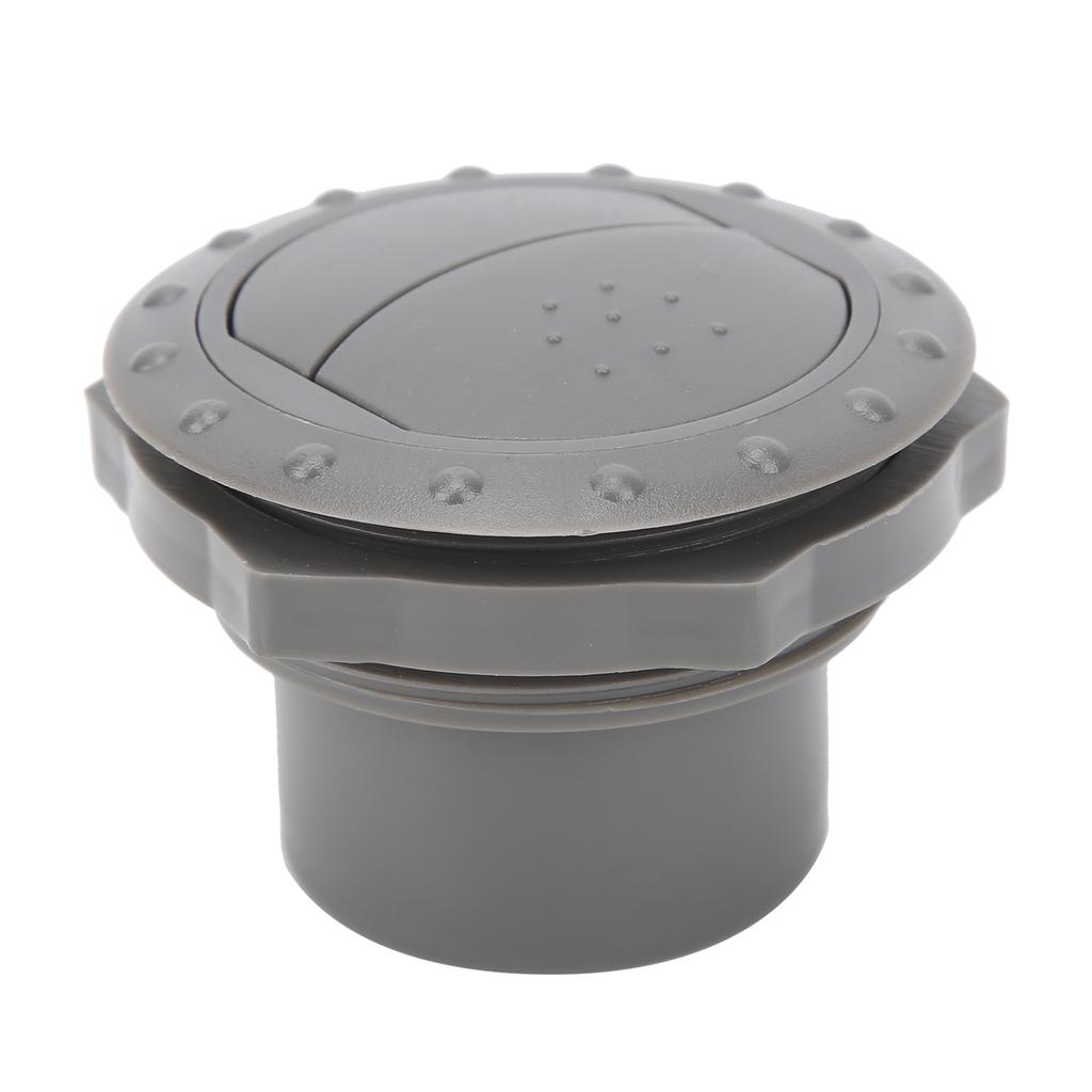 Car Air Conditioner Outlet Vent Trim Knob Style Round Maintenance for RVs Buses BoatsGray