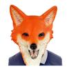 Милая маска лисы, забавный латексный костюм животного, театральный реквизит, маскарадные аксессуары, Рождественская вечеринка, головной убор
