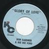 7inch Record DON GARDNER & DEE DEE FORD - Glory Of Love / Deed I Do KC106 KC Records 1963 US Soul/Funk Used