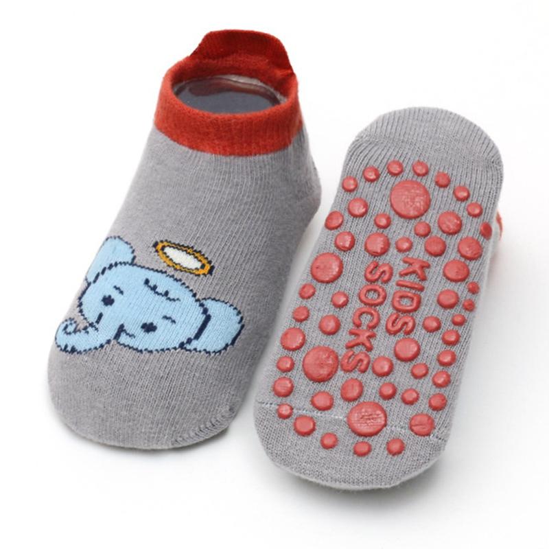 Baby Anti Slip Cartoon Short Socks Glued Sole Floor Socks Kids Socks