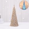 27CM Light Up Christmas Tree Colorful Lighting Battery Operated Holiday Home Decoration Acrylic LED Desktop Xmas Tree Lamp Ornament