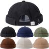 Hot Sale Unisex Solid Color Landlord Hats Men Women Street Hip-hop Hats Fashion Dome Hat Caps