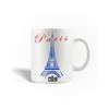 Mug - MANIACASE - The Eiffel Tower - Ceramic - Blue - 30cl - Dishwasher Safe