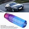 Universal Two Color Crystal Bubble Shift Knob Manual Gear Stick Lever Head with 8mm 10mm Threaded Fittings(Blue Purple )