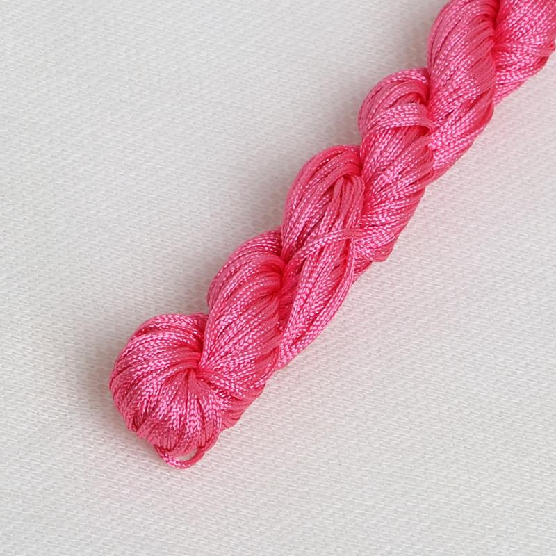 24M DIY Rope Nylon Cord Thread Chinese Knot Macrame Bracelet Braid String Knit Bead For DIY Necklace