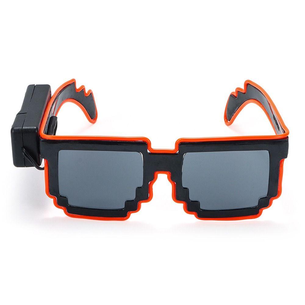 Wireless LED Light-up Glasses Glow In the Dark Neon Rave Shades  for Adult Kids
