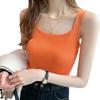 Spring-Summer Knitted Camisole Vest - Women's Stylish and Versatile Short Top