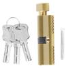 Copper Door Lock Cylinder 3 Keys Home Security Anti Theft Indoor Bedroom Entrance Lock Cylinder