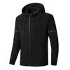 New Spring Autumn Cotton Men's Jacket Zipper Cardigan Sports Hooded Top Fashion Knitted Jacket L-8XL