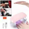 6W LED Nail Lamps for Gel Mini UV Light for Nails Portable LED Nail Lamp Nail Dryer Gel Lamp for Women and Girls Manicure