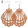 Jewelry Bohemian Wooden Earring Making African Pendant Dangle Earrings