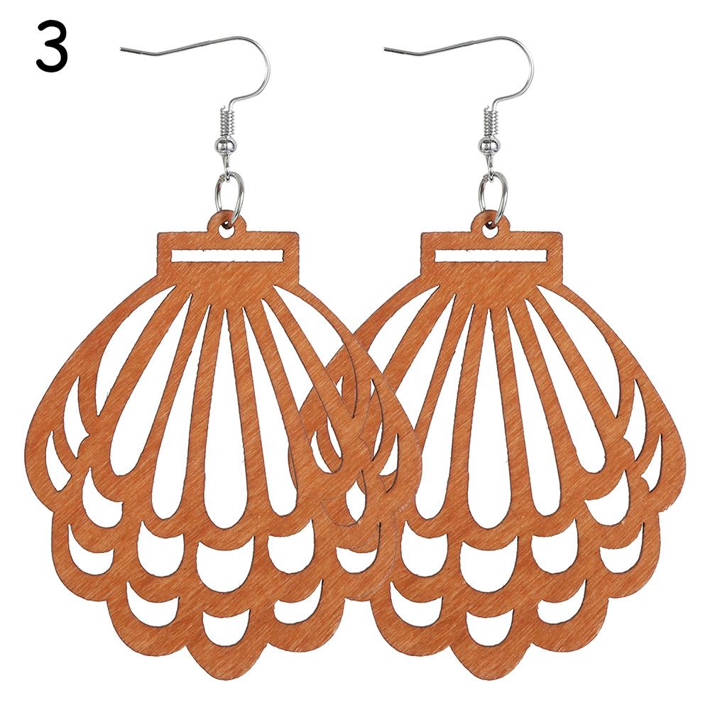 Jewelry Bohemian Wooden Earring Making African Pendant Dangle Earrings