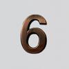 1 PC Waterproof Bronze ABS Plastic Numeral  Room Number Digits Sticker Address Sign Door Plates