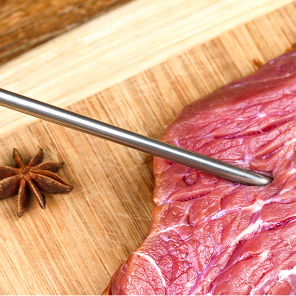 Инжектор для маринада для мяса, нержавеющая сталь 304, 3 иглы, приправа для соуса, барбекю, курильщика, гриль, зверь, индейка