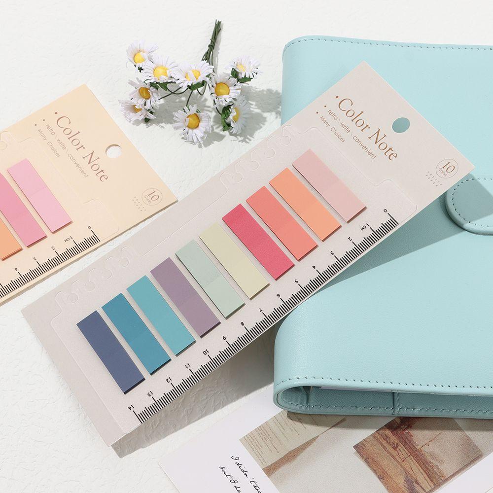 Bookmark Office Supplies Tab Strip Index Flags Sticky Notes Memo Pad Paster Sticker Loose-leaf