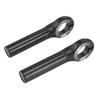 1 Pair Handlebar Ends with Covers Carbon Fiber Handle Grip Ends for 22.2mm Diameter Bar Mountain