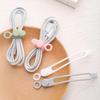 24Pcs Cable Organizer Elasticity Self Fastening Buckle Design Silicone Wire Organizer Storage Fixer Household Supplies