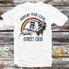 230 Gsm 100% Cotton Support Your Local Street Cats Raccoon Rat Pet Love T Shirt Vintage Retro Cool Gift Mens Womens Unisex Cartoon Anime Top Tee B890