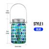 Solar Light Outdoors Lantern Solar Charging Colorful Decorating Solar Mosaic Lantern Lamp Solars Garden Light Garden Decoration