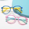 Anti-blue Light Glasses Cute Round Children Eyewear Fashion Luxury Kid Eyeglasses Blue Light Blocking Boy Girl Computer Eyeglas