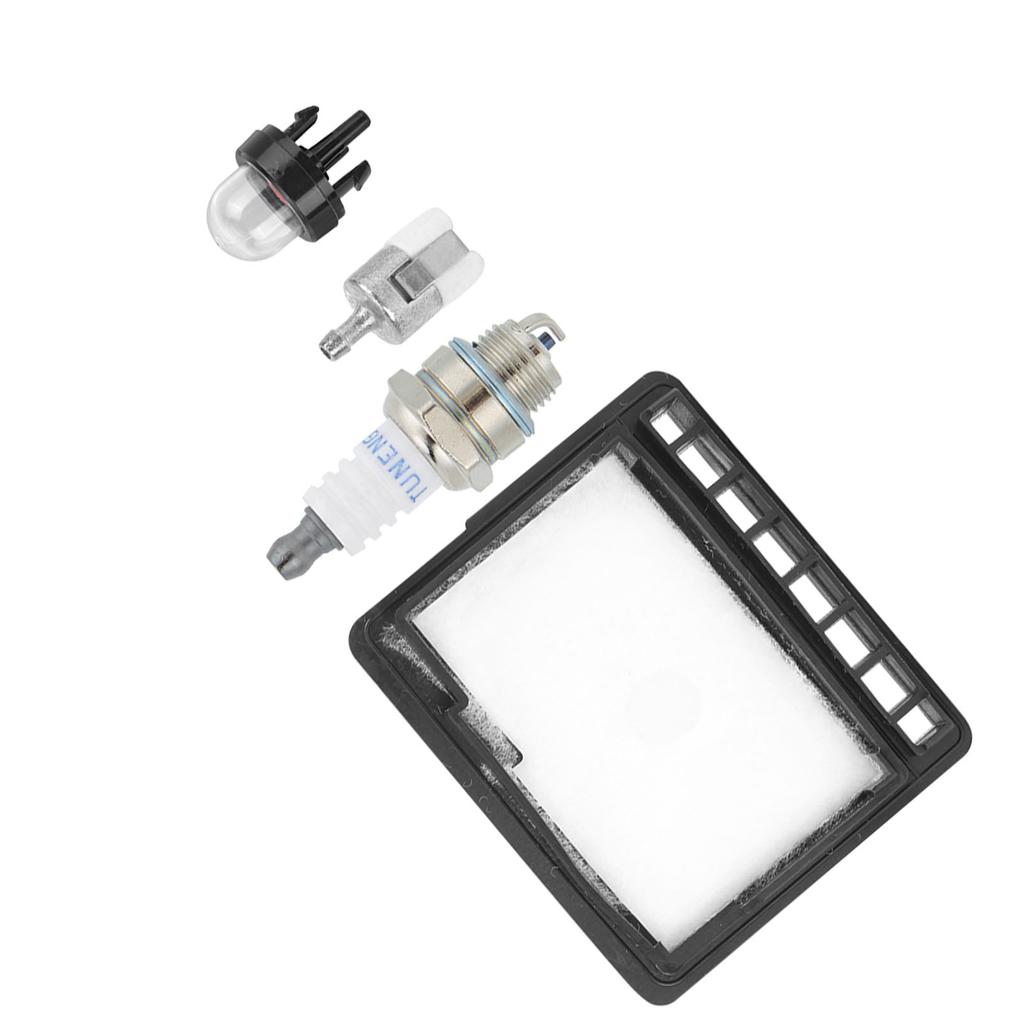 Chainsaw Air Filter Sparking Plug Primer Bulb Set Fit for Echo CS3000 CS-3450 CS340