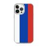Coque iPhone - iPhone 13 Pro Max - Drapeau Russie - Souple - Multicolore - Design Unique