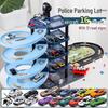 "Kids Alloy Car Parking Tower: Multi-Level Lifting Adventure Puzzle Playset"
