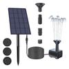 10W Solar Fountain Pump with 6 Nozzles Solar Powered Water Pump Kit For Outdoor Floating Pool Pond Garden Fountain Decoration