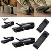 5pcs Outdoor Belt Clip Belt Clip Belt Loop Webbing Closure Clip Storage Buckle Accessory