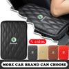 1Pcs Leather Auto Armrest Pads Protective Waterproof Hand Cushion For Octavia 2 3 Fabia Kamiq Kapoq Kodiaq A5 A7 Rapid SCALA Superb