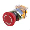 LA39-11ZS Mushroom NC/NO Emergency Stop Self Locking Push-button Switch Red for Industrial Machine