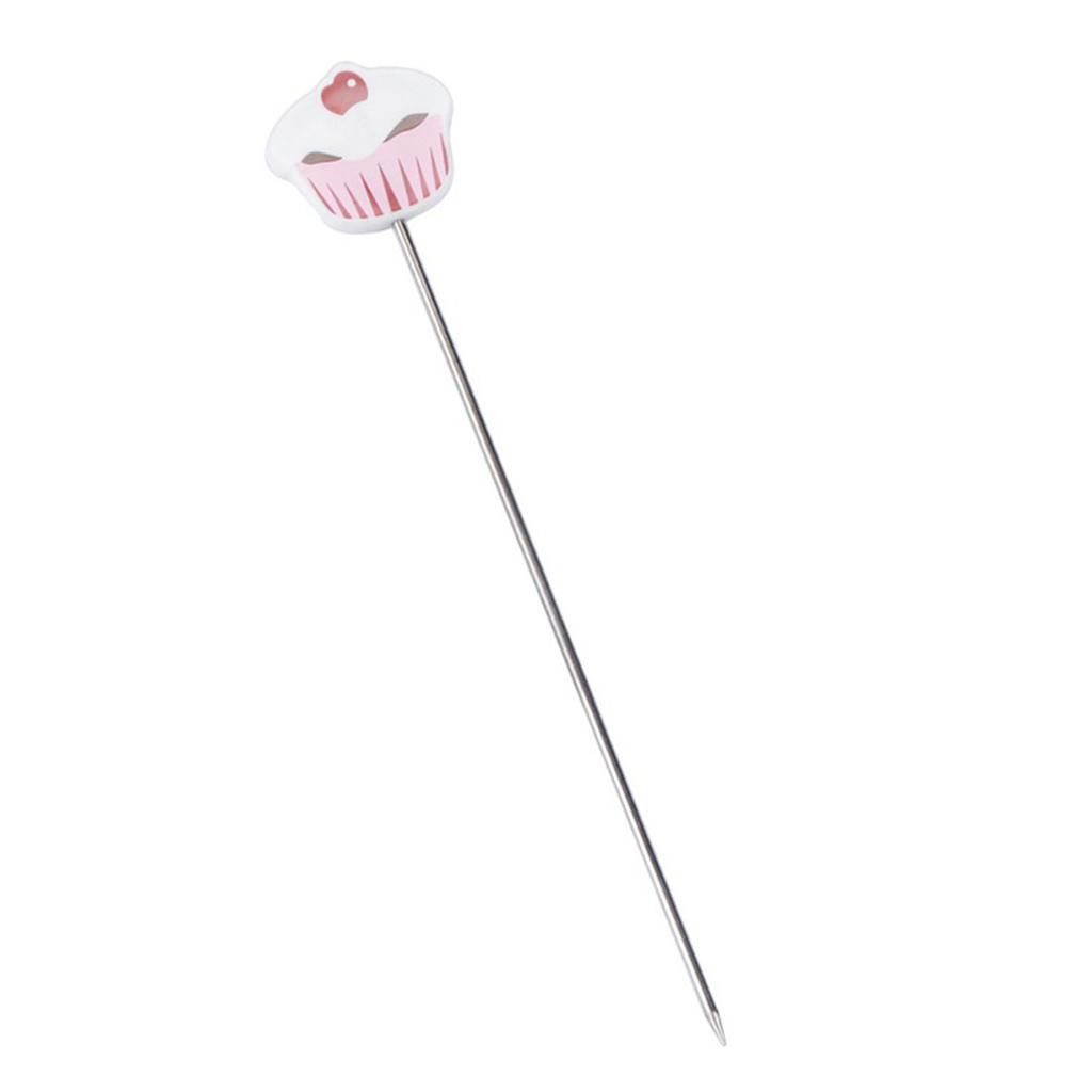 Cake Tester Probe Skewer Pin Needle Home Bakery Muffin Bread Reusable Long Metal Baking Pick Sticks Tool Kitchen Home