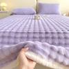 Super Soft Throw Blanket Lavender Premium Silky Flannel Fleece 3D Clouds Stylish Jacquard Lightweight Bed Blanket All Season Use