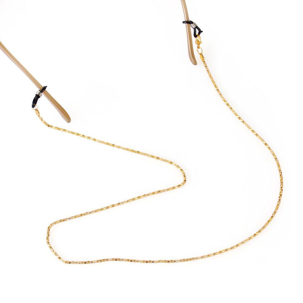 Модные очки унисекс с защитой от потери, очки для чтения на шнуре, цепочка для солнцезащитных очков, металлический ремешок