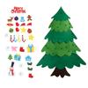 DIY Felt Christmas Tree for Toddlers Wall Hanging Christmas Tree Kit Interactive Kids DIY Crafts for Holiday Party Supplies