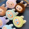 Cartoon Labubu Plush Keychain Kawaii Stuffed Doll Toys Backpack Pendant Decoration Accessories Car Keyring Birthday Gifts