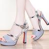 Luxury Women's Shoes High Heels Sandals Summer New Women Sandals Sexy Fish Mouth Sandals for Women Pumps Sandalias Mujer