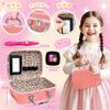 VBACALA Makeup Pretend No 12PCS Makeup Makeup Dresser Makeup Pretend Christmas Pink Toys, Play, Color, Toys, Set, Girls, Toys, Bag, Play, Present,