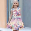 Summer New 3D Digital Printing Models of Foreign-style Cute Girls Princess Dresses