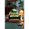 Congratulations Graduation Gift 16 Color Remote Controlled Night Light