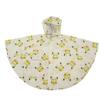 Pikachu Raincoat for Rain Free Size [Monpoke] Children, Poncho, Pocketable, 80cm, 90cm, 95cm, Kids, Beige,