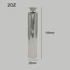UPORS 2OZ Hip Flask with Wine Funnel Portable Mini Stainless Steel Whiskey Flask Flat Bottom Tube Alcohol Bottle
