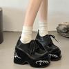 Chunky Platform Wedge Pumps For Women  New Spring Summer Goth Punk Lolita Mary Janes Women Shoes Party Comfy Ladie Loafers