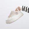 2025 Spring New Korean Version Ins Breathable Little White Shoes Women's Low-top Casual Board Shoes Platform Muffin Shoes Women HB607