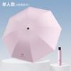 Large Manual Folding Umbrella, Men's Enlarged Thickened Reinforced Boys and Women Double Weather and Rain Umbrella, Wind Resistance