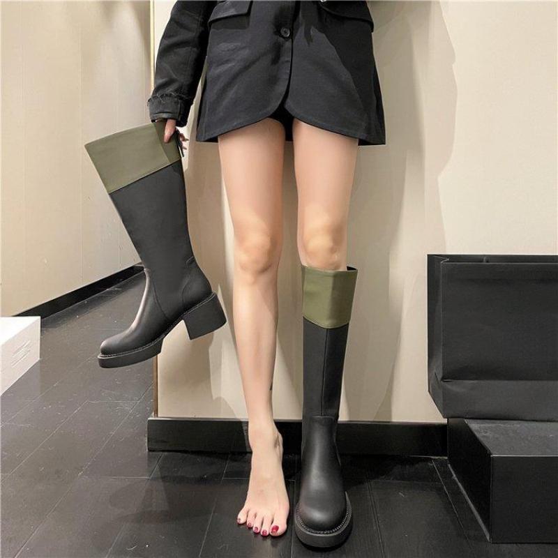 Thigh High Boots Women Fashion Platform Shoes Designer Long Chelsea Boots Ladies Comfort Walking Party Shoes Knee High Boots